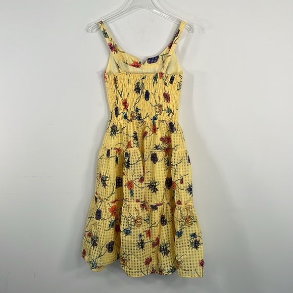 Voodoo Vixen Retro Floral Sylvia Mid Sundress Sz XS - Picture 8 of 8